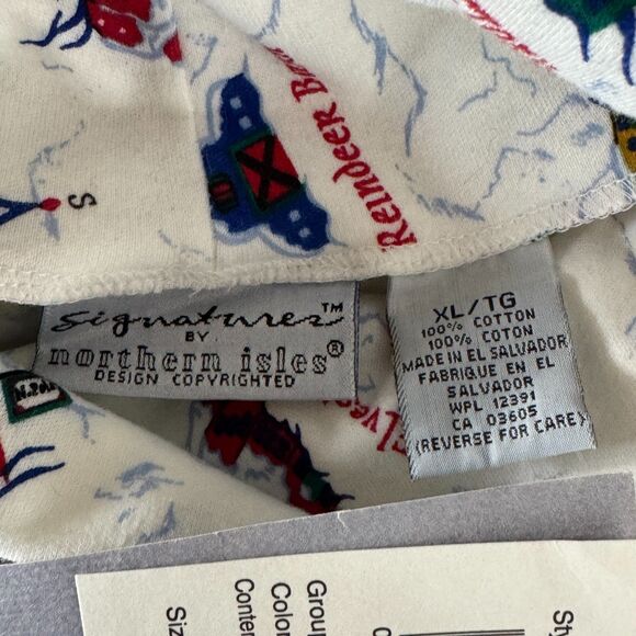 New Signatures by Northern Isles Christmas Holiday Turtleneck Women's Size XL - Picture 6 of 11